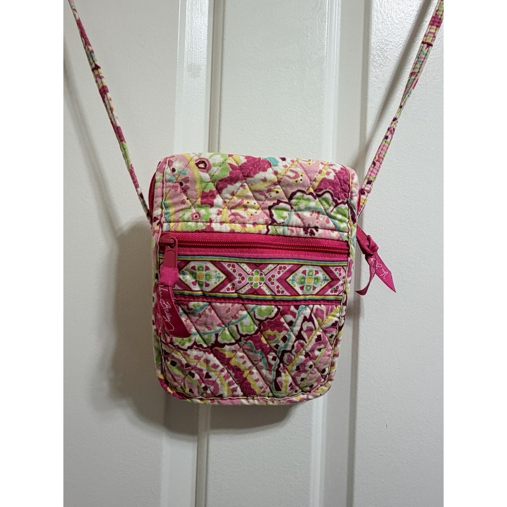 Vintage Vera Bradley Retired Capri Melon Print Crossbody Bag Mini Hipster